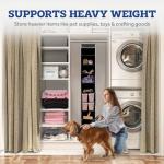 ZOBER Hanging Closet Organizer, 10-Shelf - Hanging Storage Organizer Shelves for Clothes, Towels, Toys - College Dorm Room, Nursery, & Home Closet