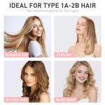 TANSHINE Cordless Hair Straightener Brush for Travel,Portable USB-C Small Hair Straightening Comb for Women,Rechargeable Mini Hot Hair Straightener Brush,Anti-Scald Heated Styling Tools,Pink