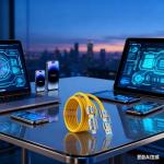 4-in-1 Multi USB C Charging Cable Cord Fast Charge 240W, USB A/C to USB C/L, Chubby Cable C Compatible with iPhone iPad Samsung MacBook Tablets All Devices, Camping & Travel Essentials (1Pack, 4.8FT)