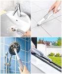 kHelfer Electric Cleaning Brush with Battery Power, KH6A Small Electric Grout Brush&5 Replacement Brush, Lightweight Waterproof Stainless Steel Wire Brush for Grout, Tile, Corner, Kitchen, Bathroom