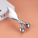 3D Metal Facial Roller Massager- Improves Complexion & Remove Eye Wrinkles, Face Massage Tool - Skin Tightening & Toning, Gua ShaTool-Tightens & Tones Skin Appearance.