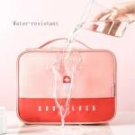 vividstarry Travel Medicine Bag Pill Bottle Organizer Storage Pouch Medication Carrying Case Carrier for Traveling Medical Supplies, Medications, Pills, Bottles, Vitamins, Supplements (Pink)