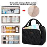 Leudes Travel Pill Bottle Organizer,Medicine Organizer and Storage,Home Medication Bag, Cases,Carrier for Pills,Vitamin,Fish Oil,Supplements for Women and Men (Large, Black)