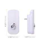 Bonashi 2 Pack LED Night Flashlight Motion Sensor Cut 3-in-1, Rechargeable Emergency Light, Auto Sensing Energy Saving Wall Mount Plug-in Light Portable LED Torch - Small Size Warm White