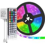 SUPERNIGHT LED Strip Lights 16.4FT SMD 5050 Waterproof 300LEDs RGB Flexible LED Light Strip Rope + 44Key IR Remote Controller for Bedroom TV Backlight Christmas (Not Include Power Adapter)