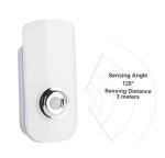 Bonashi 2 Pack LED Night Flashlight Motion Sensor Cut 3-in-1, Rechargeable Emergency Light, Auto Sensing Energy Saving Wall Mount Plug-in Light Portable LED Torch - Small Size Warm White