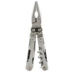 SOG PowerLitre Mini Utility Multi-Tool w/ 19 Lightweight Tools, Compact 5 Inch Long Utility Tool with Knife, Screwdriver, Hex Bit Holder, Stone Wash