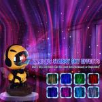 Star Galaxy Night Light Projector for Kids Bedrooms -Star Projector- Little Bee Projector Lamp- Galaxy Projector with Timing and Remote Control Functi