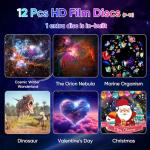 Galaxy Projector, 13 in 1 HD Planetarium Galaxy Star Projector for Bedroom, Star Projector Galaxy Light with Meteor Effects and Timer for Kids, Ceiling, Gifts