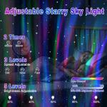 Star Galaxy Night Light Projector for Kids Bedrooms -Star Projector- Little Bee Projector Lamp- Galaxy Projector with Timing and Remote Control Functi