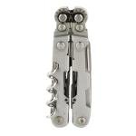 SOG PowerLitre Mini Utility Multi-Tool w/ 19 Lightweight Tools, Compact 5 Inch Long Utility Tool with Knife, Screwdriver, Hex Bit Holder, Stone Wash