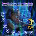 Star Galaxy Night Light Projector for Kids Bedrooms -Star Projector- Little Bee Projector Lamp- Galaxy Projector with Timing and Remote Control Functi