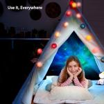 Astronaut Galaxy Projector Star Night Light with Moon Lamp, Starry Nebula Ceiling Projection with Timer, Remote Control and 360° Adjustable, Cool Gifts for Son Children Adults Teen Boys Girls