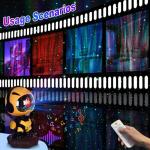 Star Galaxy Night Light Projector for Kids Bedrooms -Star Projector- Little Bee Projector Lamp- Galaxy Projector with Timing and Remote Control Functi