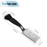 Car Double Head Clean Brush, 2 in 1 Duster for Car Clean, Car Interior Dust Detailing Brush for Air Vents Dashboard Screen, Soft Car Cleaning Tool Accessories (Black)