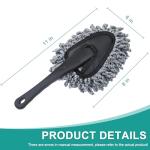 2 Pcs Super Soft Microfiber Duster Brush, Car Dash Cleaner, Cleaning Brush, Dusting Tool, Cleaning Tools for Car Cleaning, Home Kitchen, Computer