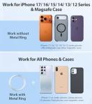 VICSEED for MagSafe Car Mount [Upgraded Strongest Magnet Power] Magnetic Phone Holder for Car Vent 360 Adjustable Magnetic Car Phone Holder Mount for iPhone 17 Pro Max 16 15 14 13 12 Plus Mini