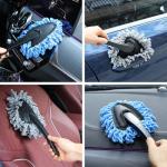 2 Pcs Super Soft Microfiber Duster Brush, Car Dash Cleaner, Cleaning Brush, Dusting Tool, Cleaning Tools for Car Cleaning, Home Kitchen, Computer