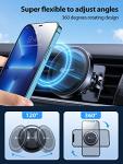 VICSEED for MagSafe Car Mount [Upgraded Strongest Magnet Power] Magnetic Phone Holder for Car Vent 360 Adjustable Magnetic Car Phone Holder Mount for iPhone 17 Pro Max 16 15 14 13 12 Plus Mini