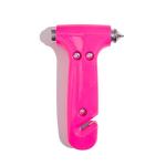 Super-Cute Safety Hammer - Emergency Automotive Escape Hammer Tool, Seat Belt Cutter & Car Window Break Tool - Pink, 1 Count