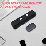 FITCENT Heart Rate Monitor Chest Replacement Strap Compatible with Polar H10 H9 H7, Adjustable Soft HR Belt Work for Polar Heart Rate Sensor (Black)
