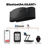 COOSPO H6 Heart Rate Monitor Chest Strap Bluetooth 4.0 ANT+ IP67 Chest Heart Rate Sensor for Peloton Polar DDP Yoga Map My Ride Garmin Sports Watches