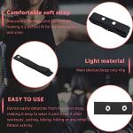 FITCENT Heart Rate Monitor Chest Replacement Strap Compatible with Polar H10 H9 H7, Adjustable Soft HR Belt Work for Polar Heart Rate Sensor (Black)