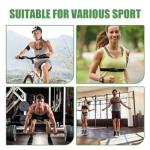 Heart Rate Monitor Chest Band for Polar H10 H9 H7, Adjustable Waterproof Soft Replacement Chest Strap Compatible with Polar Wearlin Garmin Dual Running HRM (Black Length 25.6"-37.4")