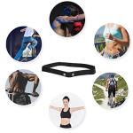 FITCENT Heart Rate Monitor Chest Replacement Strap Compatible with Polar H10 H9 H7, Adjustable Soft HR Belt Work for Polar Heart Rate Sensor (Black)