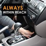 Ztylus Stinger Car Emergency Escape Tool, Spring-Loaded Window Breaker, Car Safety Hammer, Seatbelt Cutter and Window Glass Breaker, USB Car Charger, 2 USB Ports Max 2.4A (Black)