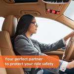 ZEN HON Car Safety Hammer for Lady, 2 Pack Red 3-in-1 Emergency Escape Tool with Window Breaker and Seat Belt Cutter, Safety Emergency Car Escape Tool Gift for Family