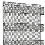 Spice Rack Organizer - Space-Saving Wall-Mount 5-Tier Wire Shelves for Pantry or Cabinets - Kitchen Organization and Storage by Home-Complete (Black)