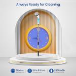 Keimi Electric Spin Scrubber, Full-Body IPX7 Waterproof Cordless Shower Scrubber with 4 Replaceable Heads, Upgraded Extension Handle, 2H Work Time, 2 Speeds for Bathroom Shower Tile Glass