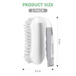 SetSail Scrub Brush, Heavy-Duty Scrub Brushes for Cleaning with Stiff Bristles Cleaning Brush for Shower, Bathroom, Carpet, Kitchen and Bathtub Scrubber - 2 Pack