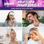 Jade Roller - Face Roller - Gua Sha Facial Tools, Jade Rollers for Face, Skin Care Kit for Men Women, Guasha Tools for Faces, Facial Care Reduces Under-Eye Puffiness and Dark Circles