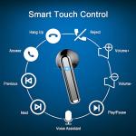 Wireless Earbuds, Wireless Headphones Bluetooth 5.3 Earbuds with 4 Mics, 2025 Bluetooth Headphones In Ear Buds Sport, IP7 Waterproof ENC Noise Cancelling Earphones, HiFi Stereo, LED Display, Black