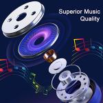 Wireless Earbuds, Wireless Headphones Bluetooth 5.3 Earbuds with 4 Mics, 2025 Bluetooth Headphones In Ear Buds Sport, IP7 Waterproof ENC Noise Cancelling Earphones, HiFi Stereo, LED Display, Black