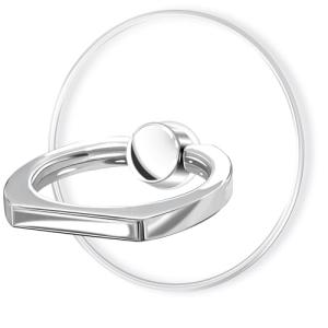 TACOMEGE Transparent Clear Phone Ring Grips Holder Kickstand, Finger Ring Stand for Cell Phone Tablet Case Accessories(Round-Clear) (1)