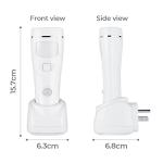Pwysara Multi-Function Motion Sensor Night Light, LED Emergency Lights for Home Power Failure, Rechargeable Plug in Flashlights for Household (2 Pack)