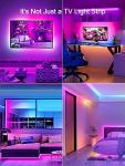 KANTUTOE TV LED Backlight, 9.84ft LED Lights for 32-45 Inch TV, RGB TV Backlight with Remote, Music Sync Bluetooth APP Control Strip Lights USB Powered for Bedroom Gaming Room Decor