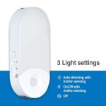 Camelion 3-Pack 4-in-1 Plug-in Power Failure Night Light,Motion and Light Sensor, Rechargeable Emergency Flashlight, Power Outage Light, Great for Emergency Preparedness, Hurricanes and Survival Kits