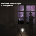 Camelion 3-Pack 4-in-1 Plug-in Power Failure Night Light,Motion and Light Sensor, Rechargeable Emergency Flashlight, Power Outage Light, Great for Emergency Preparedness, Hurricanes and Survival Kits
