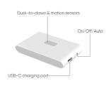 WYZE Rechargeable Night Lights with Dusk to Dawn & Motion Sensors, Warm & Soft White Stair Lights for Bathroom, Hallway, Linkable, Magnetic Mount, 3 Pack