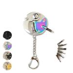Rainbow Folding Keychain Pocket Knife, Small EDC Multitool with Screwdriver Set, Mini Utility Knife for Men & Women, Compact Manual Tool