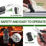 NexTool Keychain Multitool, Mini Sailor Scissors, 10 in 1 Mini Multitool with EDC Pocket Knife, Mini Pliers, Bottle Opener and Screwdriver for Fishing, Camping, Gifts for Men on Christmas, Birthday