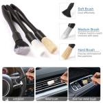 Yungeln Car Detailing Brush Kit with Detail Brushes,Car Interior Detailing Brushe,Car Dust Brush,Cleaning Gel,Car Interior Cleaning Tool for Truck, SUV, Interior Car Accessories