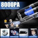 Viewsun Car Cleaning Kit, Car Interior Detailing Kit with High Power Handheld Vacuum, Detailing Brush Set, Windshield Cleaner, Cleaning Gel, Complete Auto Accessories for Men, Women