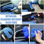 Viewsun Car Cleaning Kit, Car Interior Detailing Kit with High Power Handheld Vacuum, Detailing Brush Set, Windshield Cleaner, Cleaning Gel, Complete Auto Accessories for Men, Women