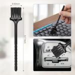 Vidspl Car Interior Duster Detail Brush Cleaning Kit, Soft Microfiber Towels Dashboard Air Vent Crevice Dusting Detail Cleaner Interior Accessories Tools for Car Decoration Auto Truck SUV RV