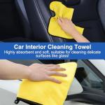 Vidspl Car Interior Duster Detail Brush Cleaning Kit, Soft Microfiber Towels Dashboard Air Vent Crevice Dusting Detail Cleaner Interior Accessories Tools for Car Decoration Auto Truck SUV RV